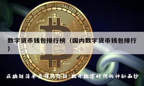 区块链简单易懂的介绍：揭开数字时代的神秘面纱