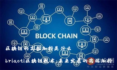 区块链的高端加持是什么

briaoti区块链技术：未来发展的高端加持