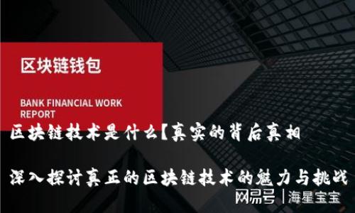 区块链技术是什么？真实的背后真相

深入探讨真正的区块链技术的魅力与挑战